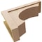 Ekena Millwork 9"W x 27"D x 18"H Classic Emerson Rough Cedar Woodgrain TimberThane Corbel, Primed Tan CORUR09X27X18EMRRCPR - alternate 3